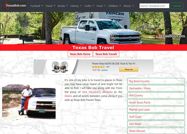 Texas Bob Travels